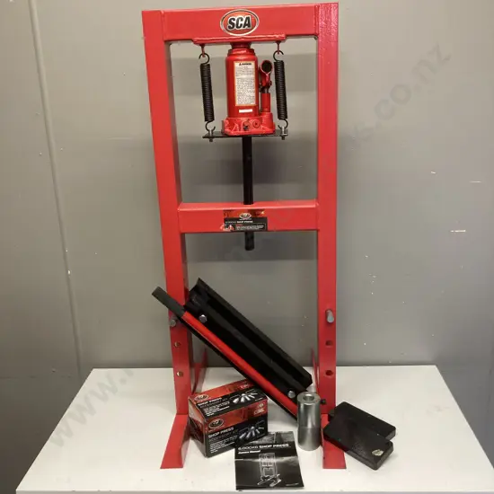 SCA 6000Kg Shop Press With Accessory Kit